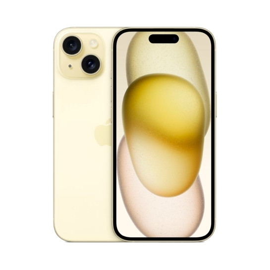 Смартфон Apple iPhone 15 128Gb Yellow eSim (MTLX3)