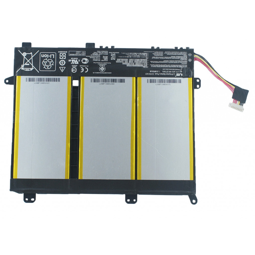 Акумулятор для ноутбука ASUS VivoBook E403NA C31N1431, 4840mAh (57Wh), 3cell, 11.4V (A47571)