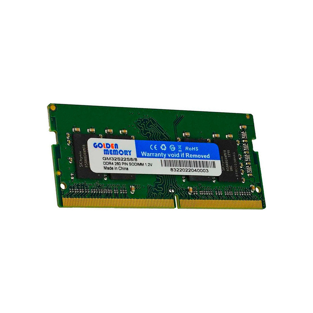 Оперативна пам'ять Golden Memory DDR4 8GB 3200 MHz (GM32S22S8/8)