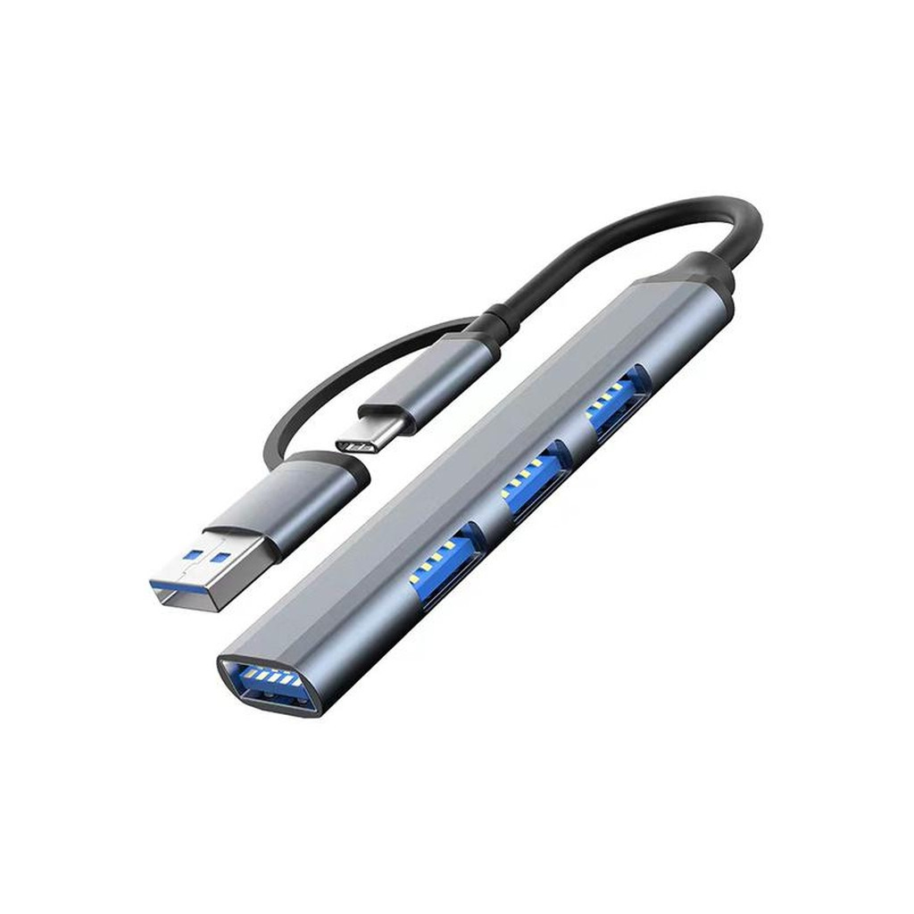 USB Хаб Dynamode USB Type-C/Type-A (DM-UH-312AC)