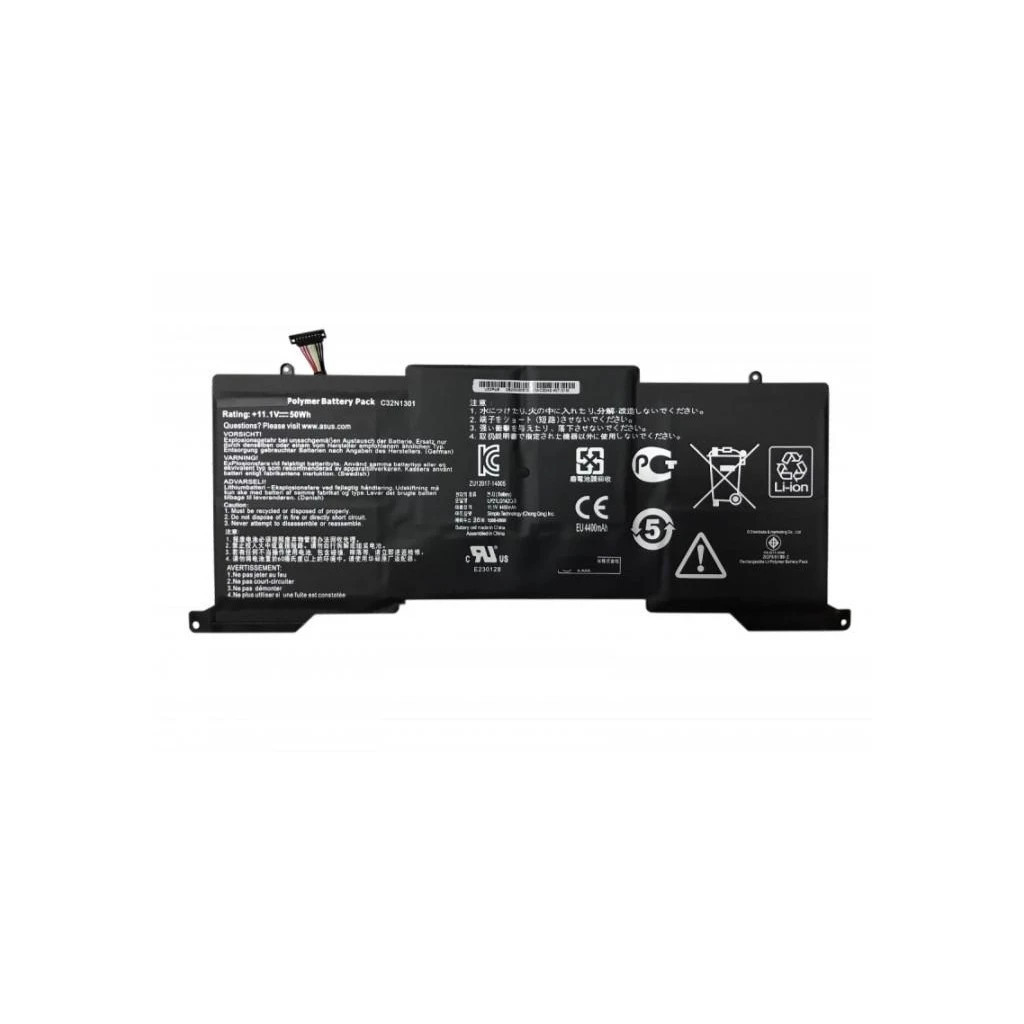 Акумулятор для ноутбука Asus ZenBook UX31LA C32N1301, 4400mAh (50Wh), 6cell, 11.1V, Li-Pol AlSoft (A47835)