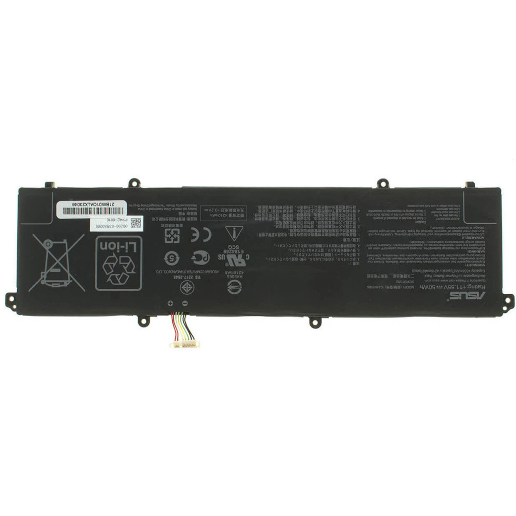 Акумулятор для ноутбука ASUS VivoBook S433FA C31N1905, 4335mAh (50Wh), 3cell, 11.55V, Li-Pol (A47703)