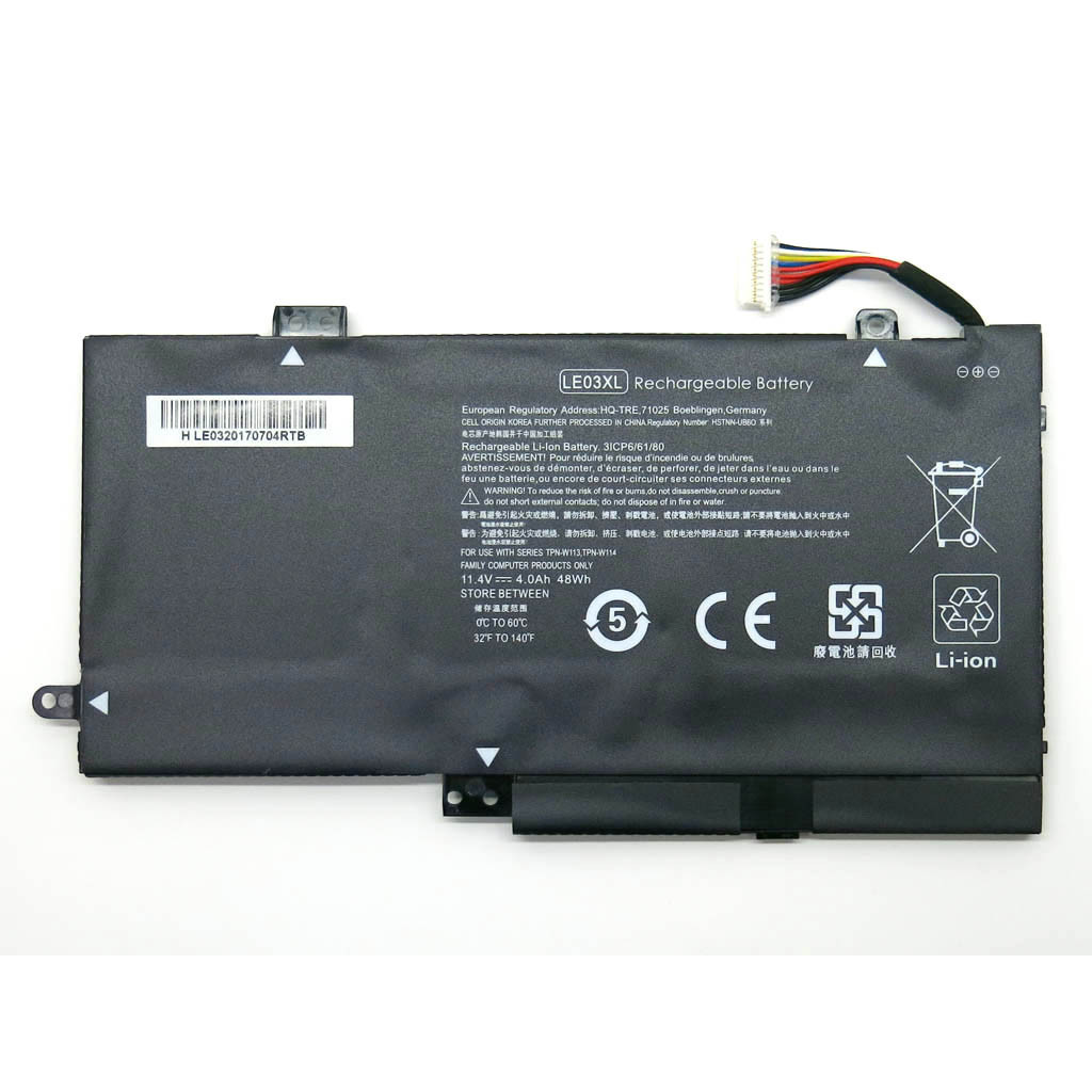 Акумулятор для ноутбука HP Envy x360 13-S LE03XL, 48Wh (4212mAh), 3cell, 11.4V, Li-ion (A47854)