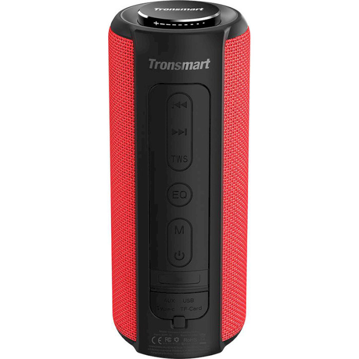 Bluetooth колонка Tronsmart T6 Plus Upgraded Edition Red (367786)