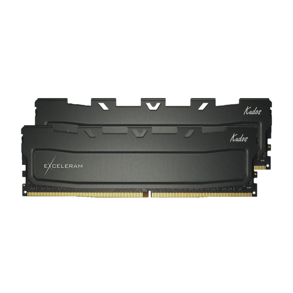 Оперативна пам'ять Exceleram DDR4 32GB (2x16GB) 3200 MHz Black Kudos (EKBLACK4323216XD)