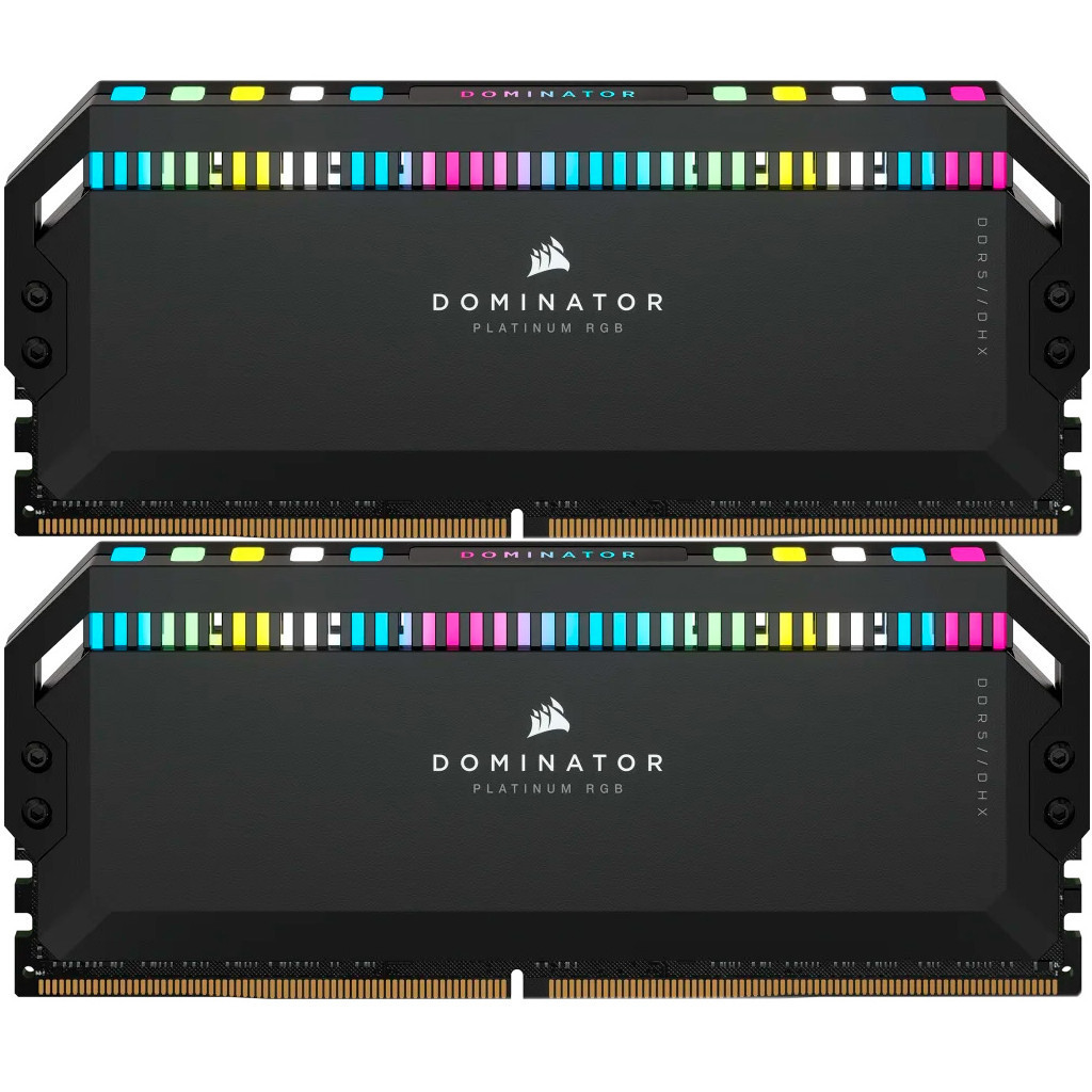 Оперативная память Corsair DDR5 32GB (2x16GB) 6000 MHz Dominator Platinum RGB Black (CMT32GX5M2E6000C36)