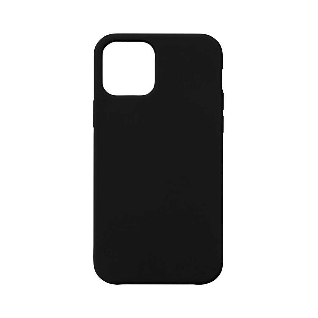 Чохол для смартфона Drobak Liquid Silicon Case Apple iPhone 12 Pro Max Black (707006)