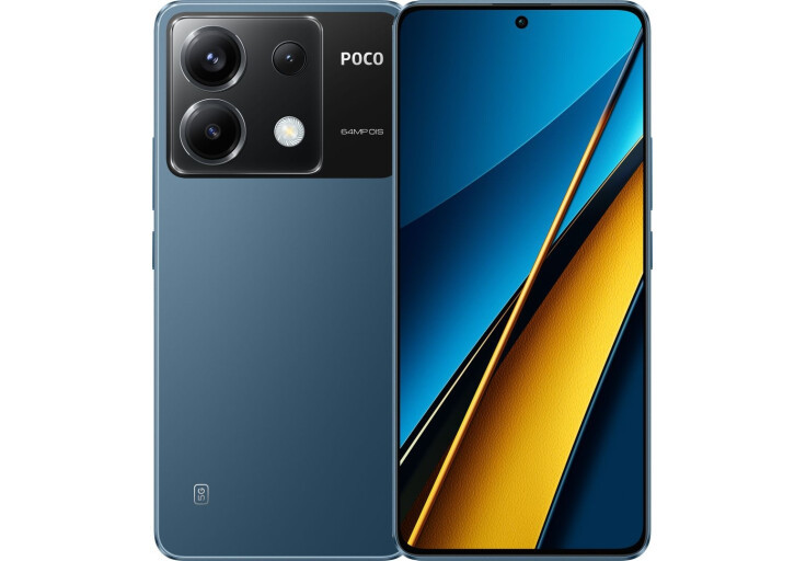 Смартфон Xiaomi Poco X6 5G 12/256GB Blue (1021040)