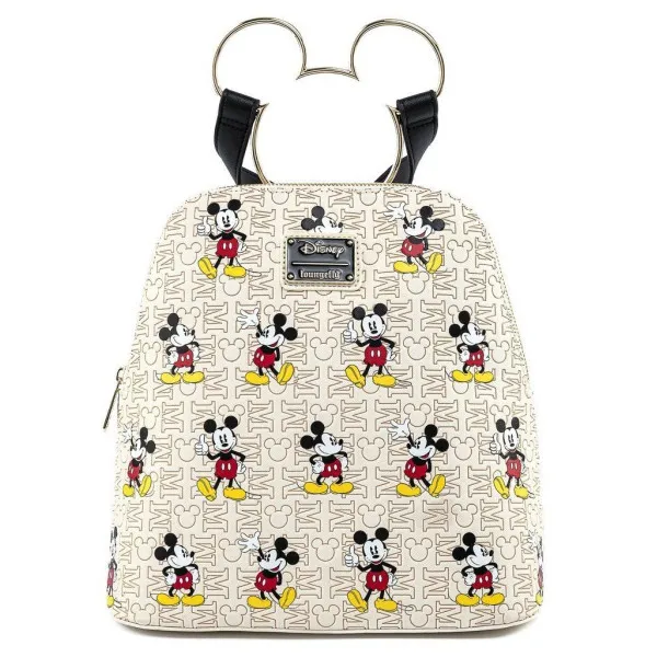 Рюкзак и сумка Loungefly Disney - Mickey Mouse Mickey Hardware AOP Backpack (WDBK1309)