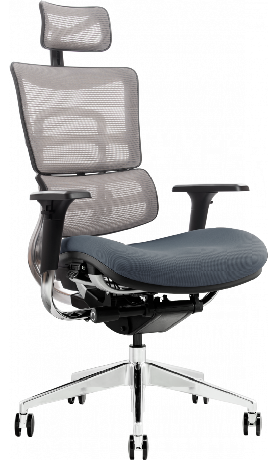 Офисное кресло GT Racer X-802L Bright Gray (X-802L Bright Gray (W-20 B-40))