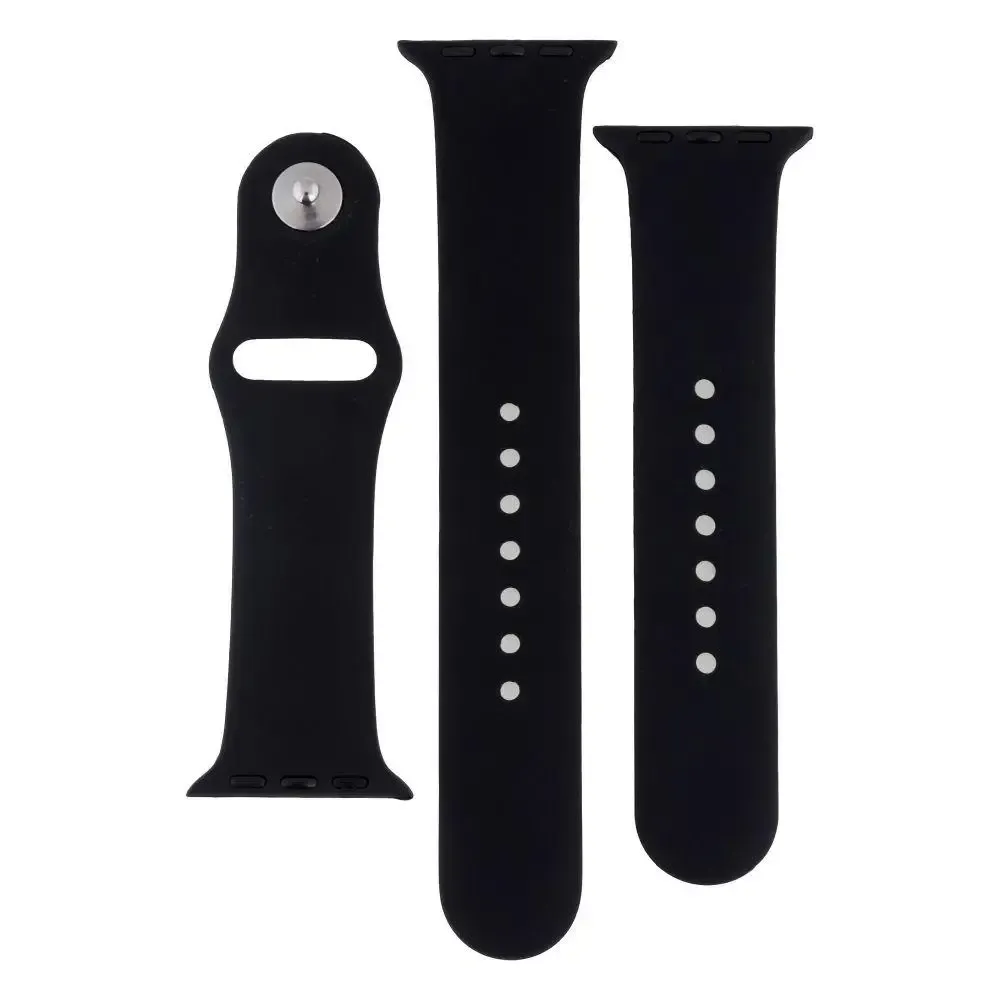 Ремешок Apple Watch Band Silicone Two-Piece 38/40/41 mm (18 Black)