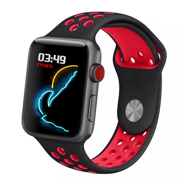 Ремешок Apple Watch Nike 38/40/41 mm Black/Red