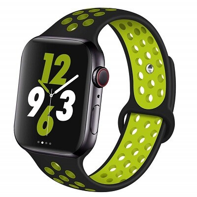 Ремешок Apple Watch Nike 38/40/41 mm Black/Green
