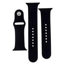 Ремінець Apple Watch Band Silicone Two-Piece 42/44/45/49 mm (18 Black)