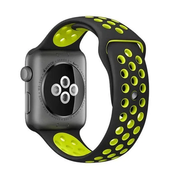 Ремешок Apple Watch Nike 42/44/45/49 mm Black/Green