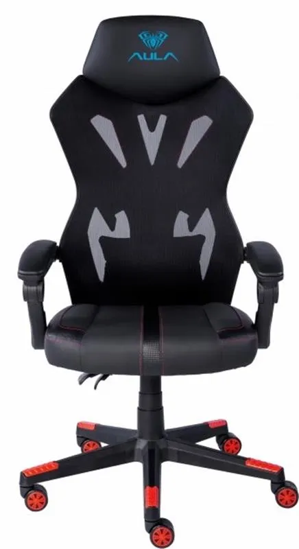 Кресло геймерское Aula F010 Black/Red (6948391286228)