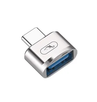 Адаптер і перехідник SkyDolphin OT05 Mini USB Type-C - USB (M/F) Silver (ADPT-00030)