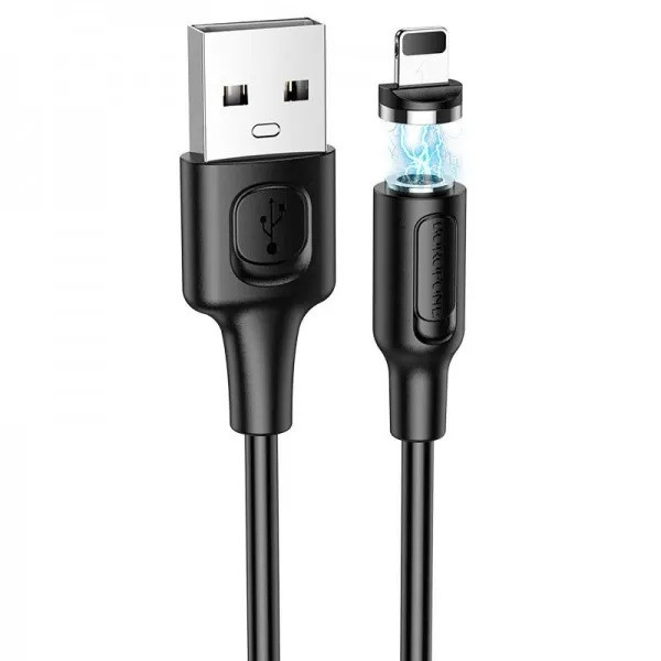 Кабель USB Borofone BX41 USB - Lightning 1m Black (BX41LB)