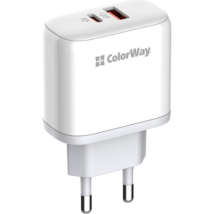 Зарядний пристрій ColorWay CW-CHS042PD-WT (45W) Black