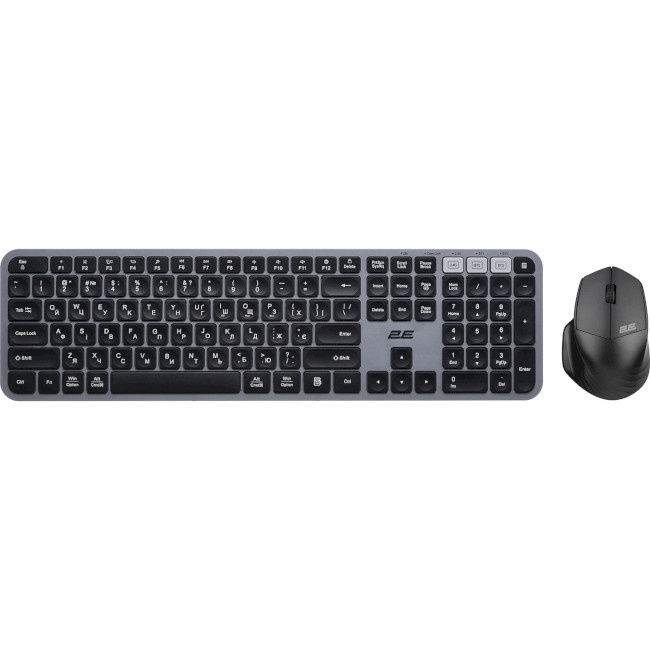 Комплект (клавіатура і мишка) 2E MK440 (2E-MK440WBGR_UA)