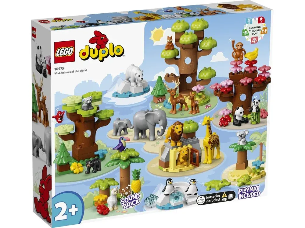 Конструктор LEGO DUPLO Town Дикие животные мира (10975)