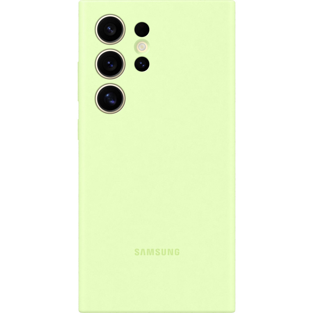 Чохол для смартфона Samsung Silicone Case for Samsung Galaxy S24 Ultra Light Green (EF-PS928TGEGWW)