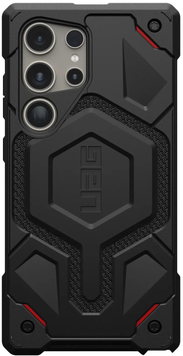 Чохол-накладка UAG for Samsung Galaxy S24 Ultra Monarch Kevlar Black (214415113940)