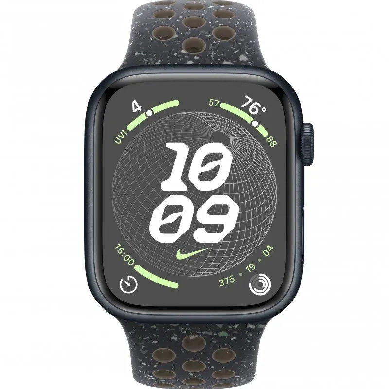 Смарт-годинник Apple Watch Series 9 GPS + Cellular 45mm Midnight Aluminium Case with Midnight Sky Nike Sport Band - S/M (MRQH3,MUV33) купити