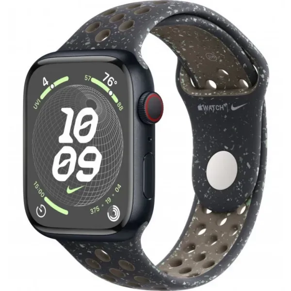 Смарт-годинник Apple Watch Series 9 GPS + Cellular 45mm Midnight Aluminium Case with Midnight Sky Nike Sport Band - S/M (MRQH3,MUV33) 