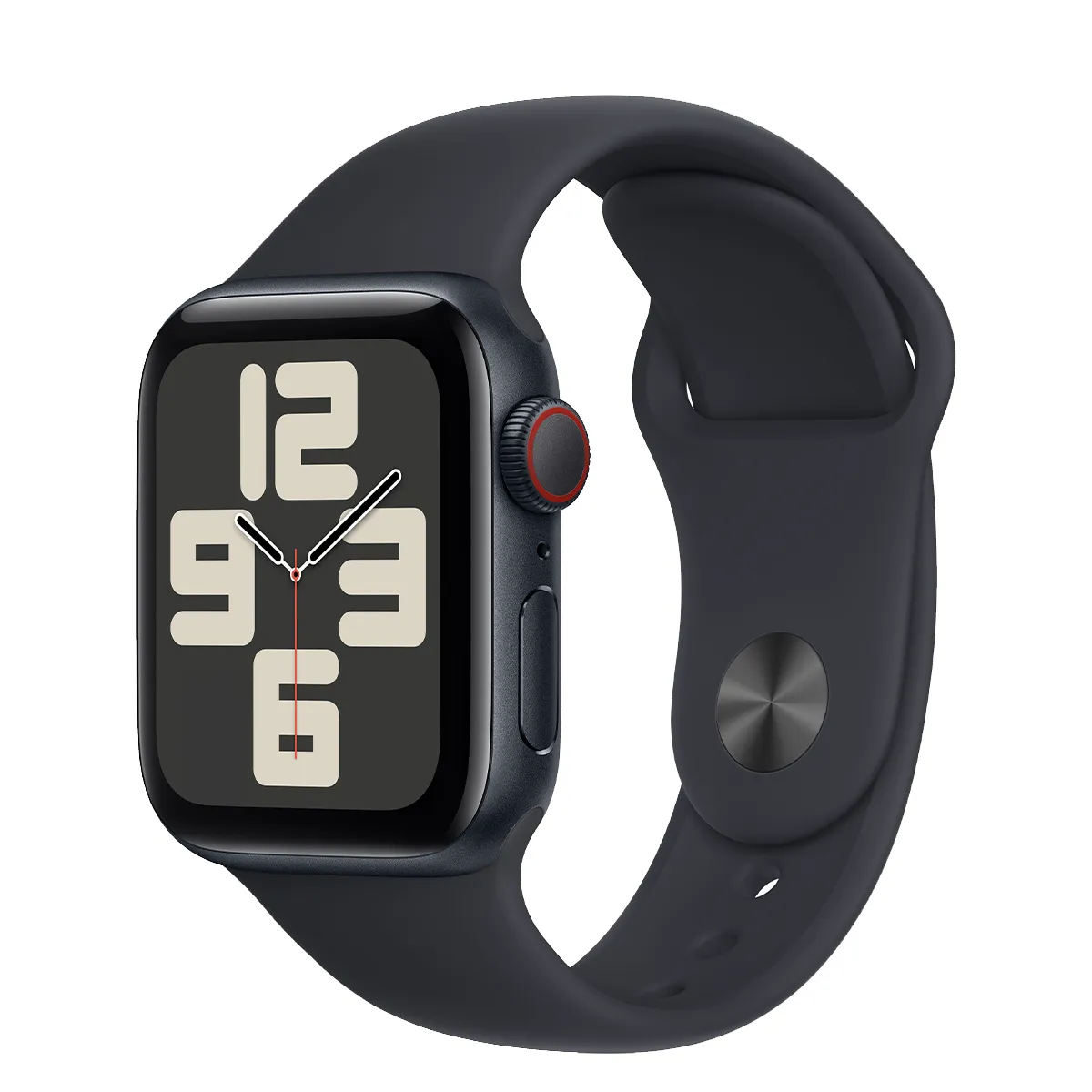 Смарт-годинник Apple Watch SE 2 GPS + Cellular 40mm Midnight Aluminium Case with Midnight Sport Band - S/M (MRG63) 