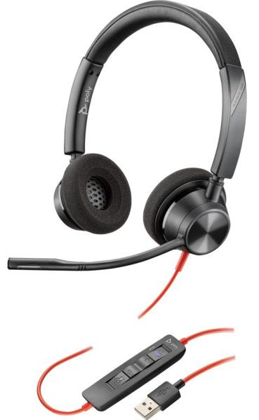 Навушники Poly BlackWire C3325-M USB-A HS Stereo (76J21AA) купити