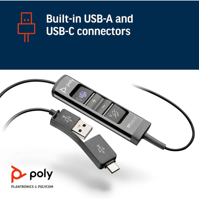 Навушники Poly EncorePro 525-M USB-A Stereo (783R2AA) в Україні