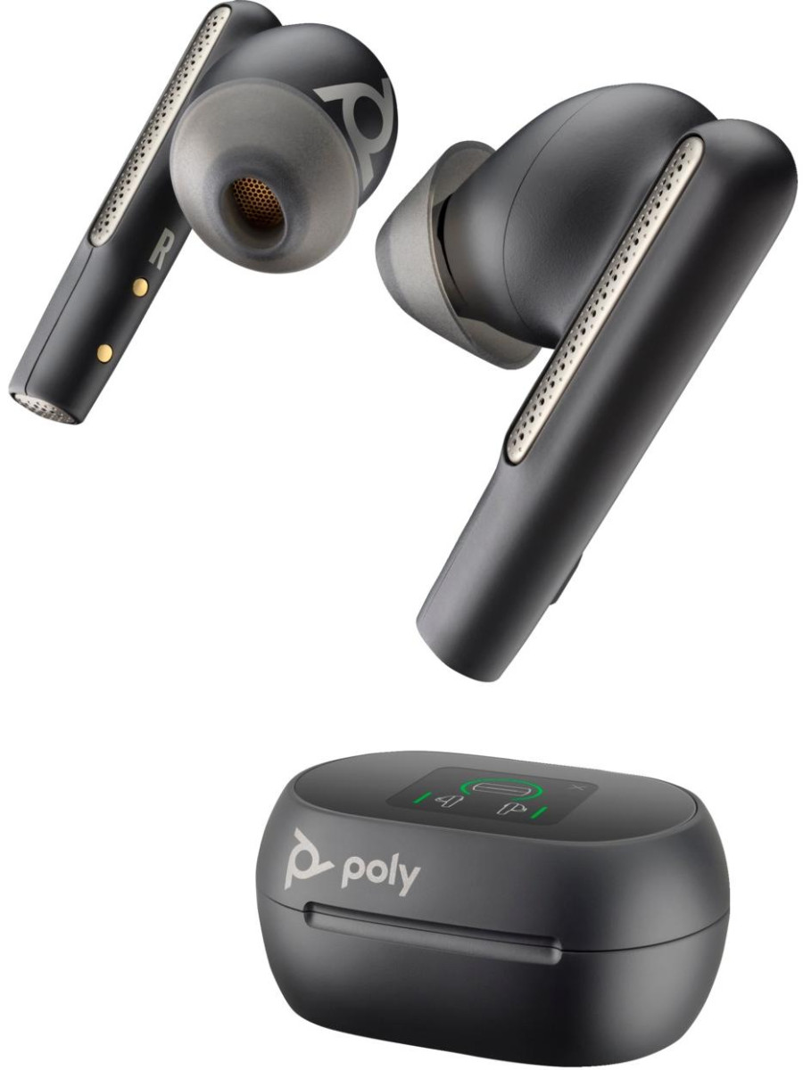Навушники Poly Voyager Free 60 Earbuds Black (7Y8G3AA)