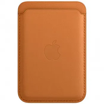 Чохол-гаманець Apple iPhone Leather Wallet with MagSafe - Golden Brown (MM0Q3)