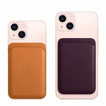 Чохол-гаманець Apple iPhone Leather Wallet with MagSafe - Golden Brown (MM0Q3) в Україні