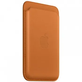 Чохол-гаманець Apple iPhone Leather Wallet with MagSafe - Golden Brown (MM0Q3) купити