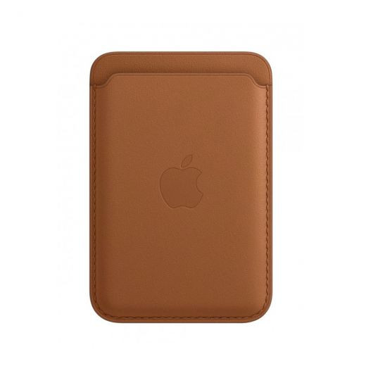 Чехол-бумажник Apple iPhone Leather Wallet with MagSafe - Saddle Brown (MHLT3)