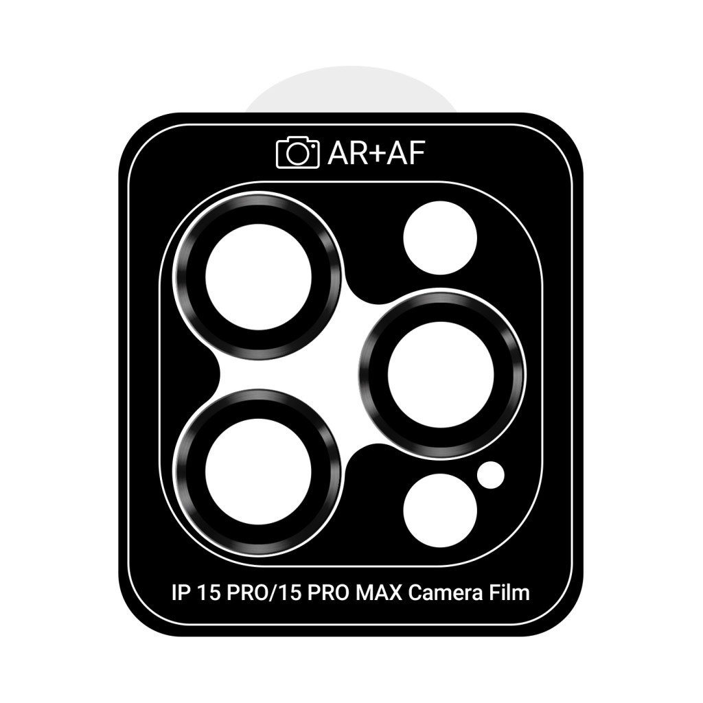 Защитное стекло Armorstandart Camera Pro Apple iPhone 15 Pro / 15 Pro Max Black Titanium (ARM73317)
