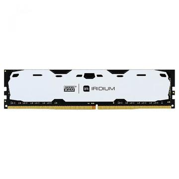 Оперативна пам'ять Goodram DDR4 8GB 2400MHz PC4-19200 Iridium White (IR-W2400D464L15S/8G)