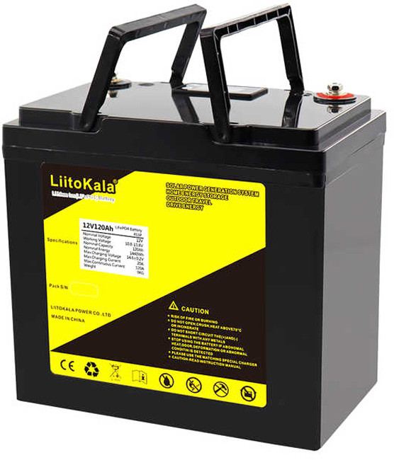 Зарядний пристрій LiitoKala LiFePO4 12V120Ah LCD