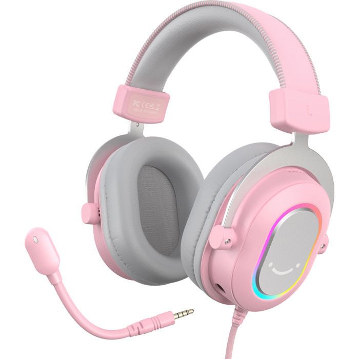 Навушники Fifine H6 RGB 7.1 Pink (H6P) в Україні