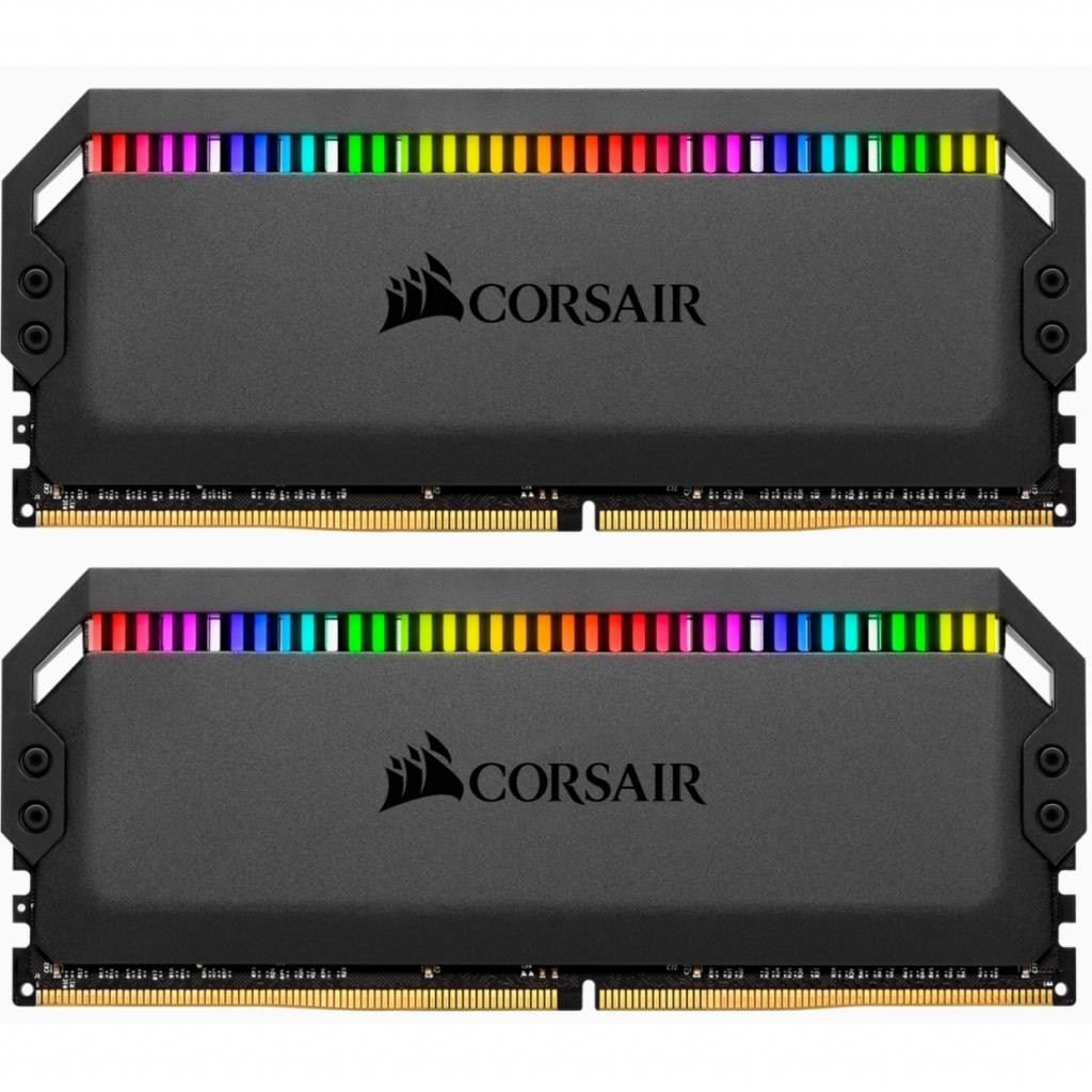 Оперативная память Corsair DDR4 16GB (2x8GB) 3200 MHz Dominator Platinum RGB Black (CMT16GX4M2Z3200C16)
