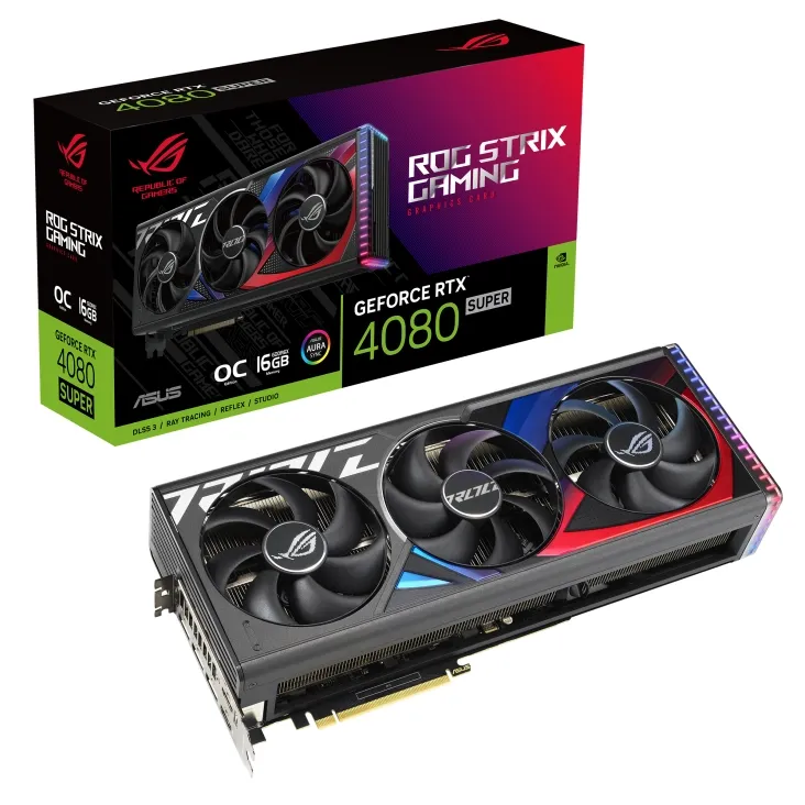 Відеокарта ASUS GeForce RTX4080 SUPER 16Gb ROG STRIX OC GAMING (ROG-STRIX-RTX4080S-O16G-GAMING)