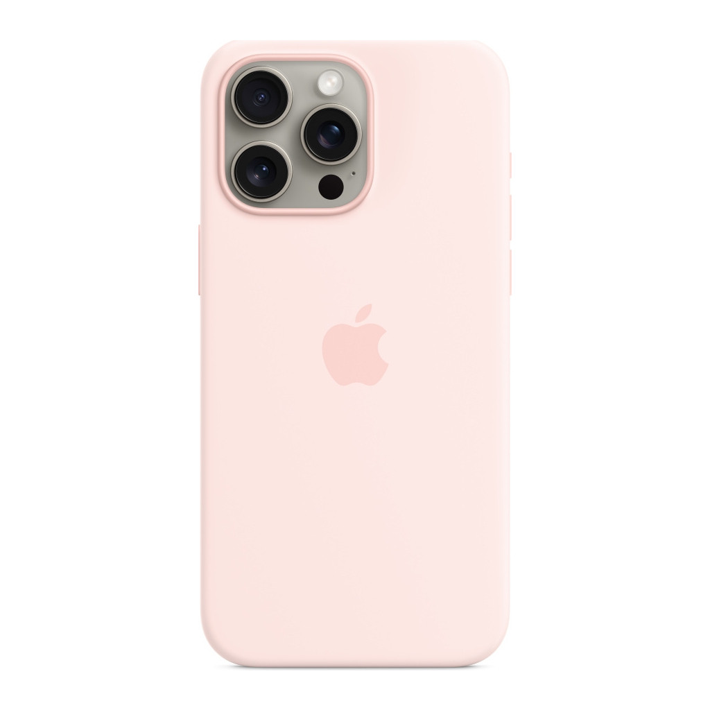 Чохол для смартфона Apple iPhone 15 Pro Max Silicone Case with MagSafe Light Pink (MT1U3ZM/A)