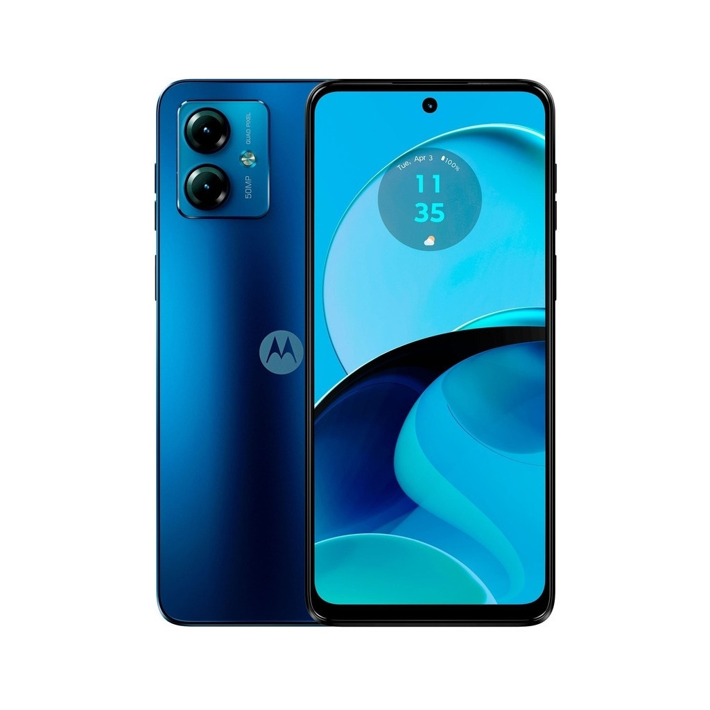 Смартфон Motorola G14 8/256GB Sky Blue (PAYF0040RS)