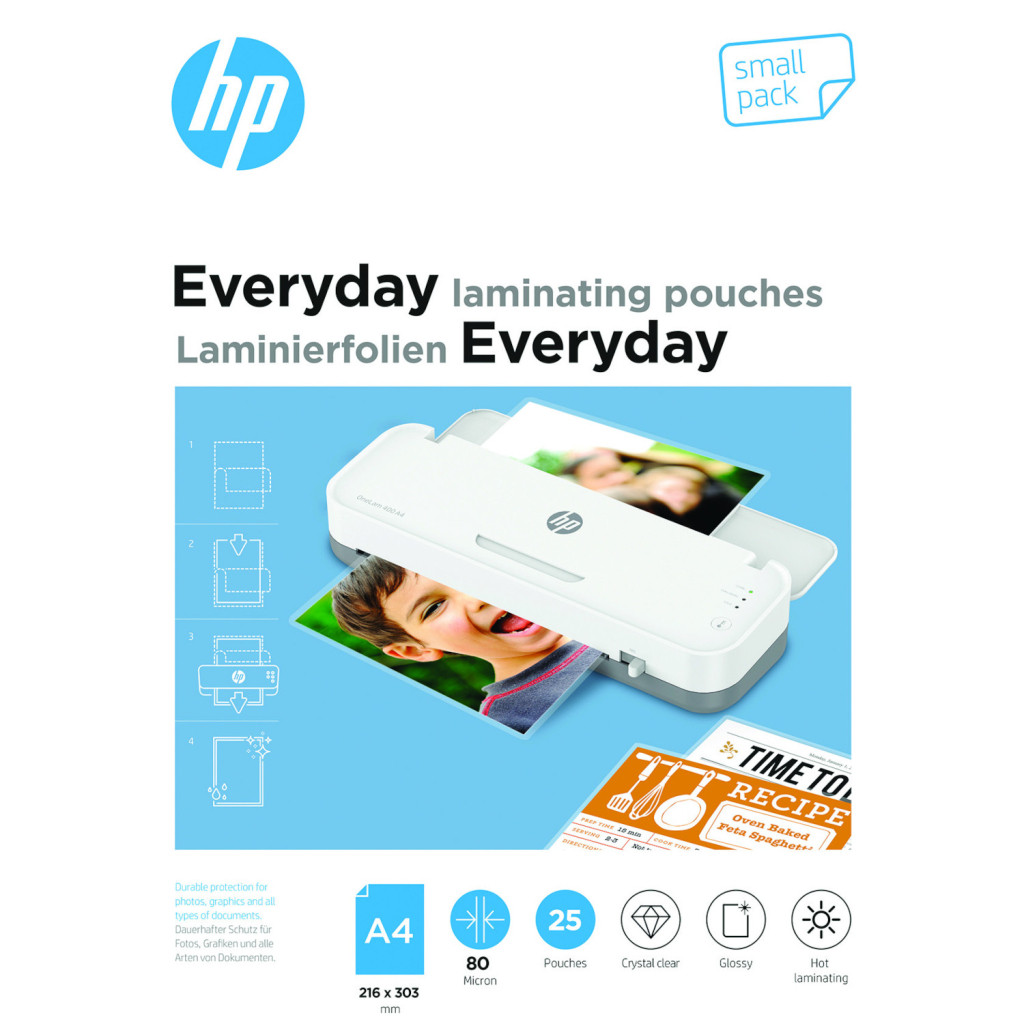Картридж HP Everyday Laminating Pouches, A3, 80 Mic, 303 x 426, 25 pcs (9152) (838115) 