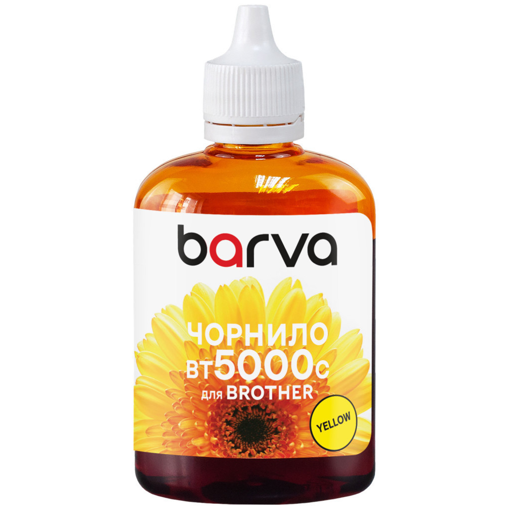 Чорнило Barva Brother BT5000 100 ml Y (BBT5000Y-746) 
