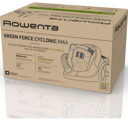 Класичний пилосос Rowenta Green Force Cyclonic Max (RO7B13EA) ціна