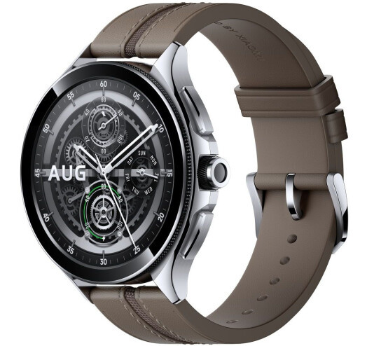 Смарт-годинник Xiaomi Watch 2 Pro Bluetooth Silver Case with Brown Leather Strap (BHR7216GL) недорого