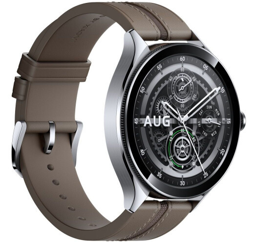 Смарт-годинник Xiaomi Watch 2 Pro Bluetooth Silver Case with Brown Leather Strap (BHR7216GL) купити